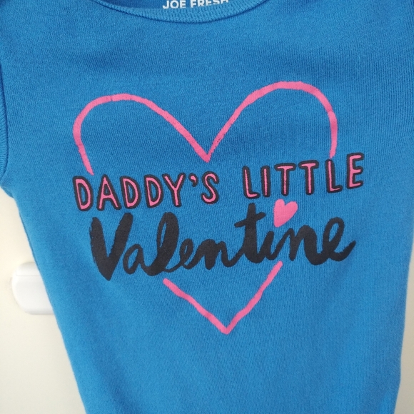 5/$20 Baby girl valentine dad onesie 6-12 months - Picture 5 of 11